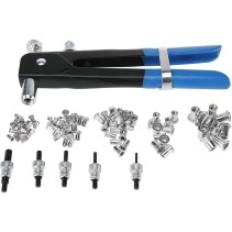 Set 100 Pezzi Rivettatrice Professionale Rivetti Dadi M3 M4 M5 M6 M8 | Pinza Pistola Manuale a Rivetti Filettati