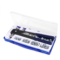 Set 100 Pezzi Rivettatrice Professionale Rivetti Dadi M3 M4 M5 M6 M8 | Pinza Pistola Manuale a Rivetti Filettati