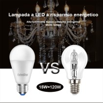 Lampadina LED E27, 8W (equivalenti a 80W), 6500K, luce bianca fredda - Pacco da 6